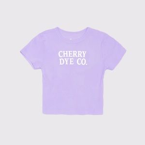 NEW Cherry LA Dye Company Employee Baby T (Lavender) Size Medium SOLD OUT